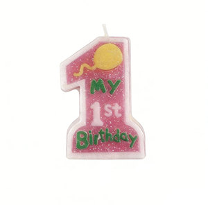 Bougie à paillettes « <span class=keywords><strong>Mon</strong></span> 1er <span class=keywords><strong>anniversaire</strong></span> » numéro 1 rose et bleue, pour la <span class=keywords><strong>d</strong></span>écoration de gâteau <span class=keywords><strong>d</strong></span>'<span class=keywords><strong>anniversaire</strong></span> des enfants - Product Image 4