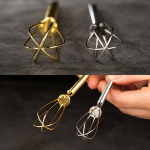 Fabake 304 Stainless Steel Mini Egg Beater Handheld Mixer For Whipping Cream And Dough Convenient Kitchen Tool - Product Image 2