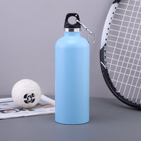 Bouteille d'eau sport réutilisable en acier inoxydable colorée HZ Promotional