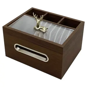 Di lusso in legno scatola portalamonizzatore multifunzionale scrivania organizzatore per ufficio casa camera da letto