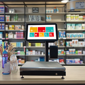 Systèmes de point de vente intelligents pour boulangerie, épicerie, supermarché, balance électronique, écran tactile double 15,6 pouces, machine tout-en-un, Android OS 1 - Product Image 1