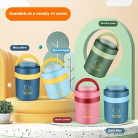 Yolecen – Boîte à lunch isotherme portable en acier inoxydable à double compartiment, cuiseur thermique sous vide épaissi pour étudiants