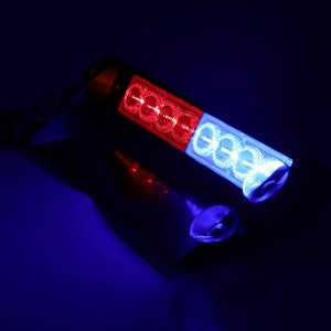 Barra de Luces Estroboscópicas de Emergencia de 8 LED |   <span class=keywords><strong>Baliza</strong></span> de Advertencia con Montaje por Succión de 12V-24V para Camión de Bomberos y Ambulancia - Product Image 2