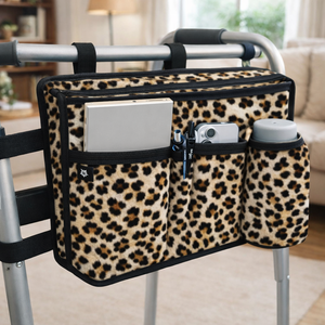 Pochette de rangement pour béquilles en polyester léger et résistant à l'eau avec poche de rangement sécurisée - Product Image 1