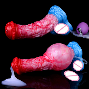 NNSX Sex Toy Horse Dildo Inflatable Dildo Imitates <span class=keywords><strong>Ejaculation</strong></span> With Pump Squirting Dildo for Women - Product Image 1