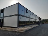 Maison Démontable à Vendre en Acier Léger, Maison Préfabriquée Pliante en Acier, Conteneur Restaurant Extensible, Fast-Food