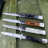 Couteau pliant multifonctionnel sans verrouillage, couteau à fruits portable pour l'extérieur, version ouverte, pour activités de plein air