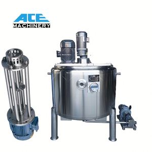 Tanque Mezclador Homogeneizador al Vacío con Elevación Hidráulica de 200L, Servomotor para Crema Cosmética, Champú, Resina, Acero Inoxidable, Calentamiento/Enfriamiento - Product Image 4