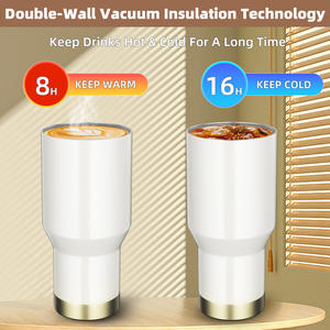 Vente chaude Hommes et Femmes Moderne En Acier Inoxydable Thermos Tasse avec Corde De Levage Logo Personnalisé Creative Voiture Café Voyage Tasse - Product Image 4