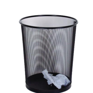 Anti-Rust Round Open Top Metal Mesh 12L Trash Can with Eco-Friendly Design for Kitchen Bathroom Indoor/Outdoor Use - Product Image 6