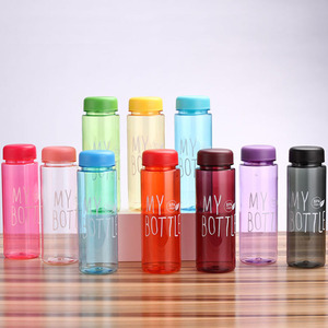 Eco-friendly Custom Logo 500ml Cycling Plastic Sport Fashion Water Bottle