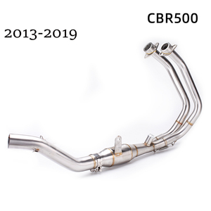 Pot d'échappement de moto, tuyau de liaison avant, moyen et intermédiaire pour <span class=keywords><strong>HONDA</strong></span> CB500X, <span class=keywords><strong>CB500F</strong></span>, CBR500, CBR500R <span class=keywords><strong>2013</strong></span> - 2019 - Product Image 3