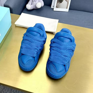 2026 High Quality Luxury Genuine Leather Unisex Designer Sneakers Canvas Trendy Casual Walking Shoes - Product Image 4