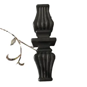 Wrought sắt cổng trang trí đinh tán cổ áo cho hàng rào hỗ trợ finial đồ trang trí Doanh đúc đồ trang trí cho sân hoa