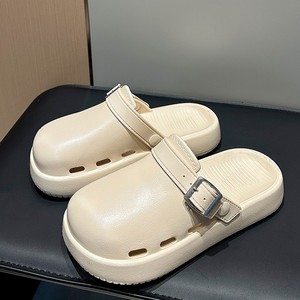 Giày vườn nữ <span class=keywords><strong>EVA</strong></span> mới <span class=keywords><strong>2025</strong></span>, đế dày, màu trơn, dép đi biển nữ, chất liệu tùy chỉnh, bán buôn - Product Image 2