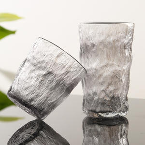 Gobelet à eau en verre sodocalcique de <span class=keywords><strong>grande</strong></span> capacité pour la maison, couleur unie, motif givré, <span class=keywords><strong>sans</strong></span> poignée, <span class=keywords><strong>sans</strong></span> couvercle, design moderne pour - Product Image 4