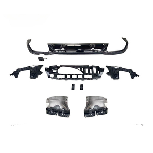全新 HAKIMI 原厂价亮黑色 E63 后唇 AMG 后扩散器带尾喉适用于梅赛德斯-奔驰 <span class=keywords><strong>E</strong></span> 级 <span class=keywords><strong>W213</strong></span> 2016-2023 - Product Image 3
