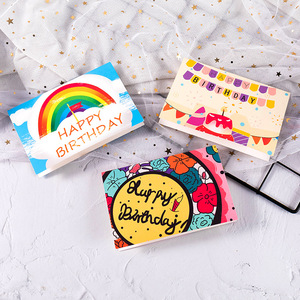Grandes cartes de vœux <span class=keywords><strong>d</strong></span>'<span class=keywords><strong>anniversaire</strong></span> écologiques modernes 15x10CM avec 24 motifs, impression offset sur papier pour adultes et enfants - Product Image 2