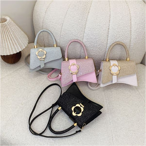 New Korean Fashion Shiny Handbag Elegant Luxury <b>Mini</b> PU Leather Women's <b>Crossbody</b> <b>Bag</b> - Product Image 1