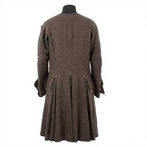 Manteau long en laine vintage pour homme, style historique, vêtement d'extérieur pour l'hiver - Product Image 2