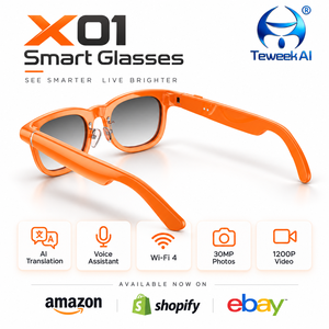   Lunettes caméra avec double micro, réduction du bruit, appels mains libres, lecture de musique, lot en gros, pack professionnel - Product Image 3