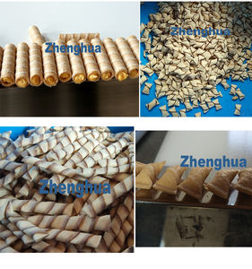 ماكينة أوتوماتيكية لفافة الويفر والبيض لحشوات مركز الألوان المزدوجة في صنع منتجات الشوكولاتة أو الكريمة - Product Image 6