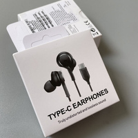 In-Ear earbud Stereo Samsung, Headset kabel olahraga Universal Tipe c untuk panggilan game