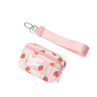 Tas Pouch Mini Custom LOGO MOQ Rendah dengan Tali Pergelangan Tangan, Dompet Kecil, Tempat Kartu ID untuk Perjalanan dan Penggunaan Sehari-hari dalam Berbagai Motif
