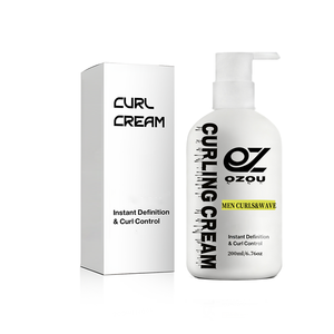 OZOU Hommes Usine Cheveux Bouclés Définissant les Boucles Styling Tenue Moyenne Ajouter du Volume Vague et Boucles Crème Hydratante Activateur de Boucles - Product Image 1