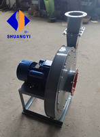 Ventilateur centrifuge haute pression 25HP 9055Pa pour le transport de matériaux avec conduit à angle variable pour l'extraction des poussières de travail du bois