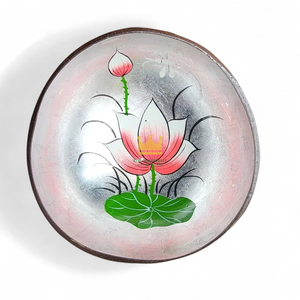 Exquisite Inlaid Lacquer <b>Coconut</b> <b>Shell</b> Bowls Handmade Sustainable Tropical Style Bowls for Eco-Conscious - Product Image 1