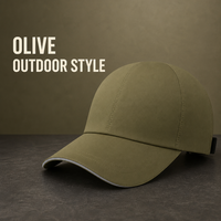 Gorra de Béisbol Verde Oliva para Exteriores, Visera Curva, Gorra Deportiva, Etiqueta Privada, Venta al Por Mayor, Suministro de Gorras