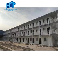 Maisons préfabriquées portables à bas prix à deux étages en kit 20 40 pieds Unités Grandes maisons préfabriquées en conteneurs avec escaliers
