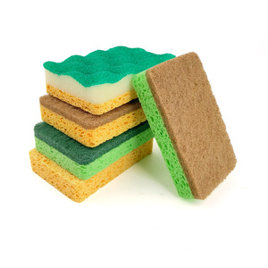 Éponge de nettoyage magique en coton de pulpe de bois en gros pour la vaisselle et la maison - Product Image 2