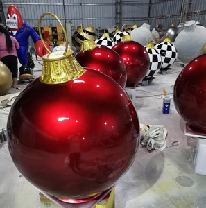 Fiberglass Life Size <strong>Christmas</strong> Ball <strong>Large</strong> <strong>Bauble</strong> for Shopping Mall Decoration - Product Image 6