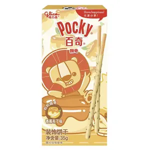 Grosir Makanan Ringan Eksotis Pocky Kue Coklat Anak-anak Kue Camilan Sehat Kue 35G