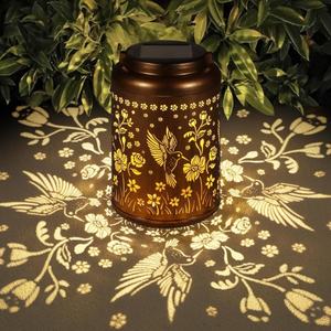 Lámpara Solar para Exteriores, Impermeable, con Forma de Colibrí, Luces Solares Colgantes para Jardín, Lámpara de Mesa Decorativa LED - Product Image 1