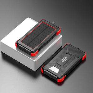 Banco de energía de emergencia para exteriores de alta calidad directo de fábrica Cargador portátil inalámbrico solar Powerbank - Product Image 1