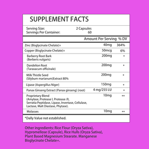 Private Label Liver Detox Capsules with Dandelion Root promote healthy liver function Improve Nutrient Absorption Capsules - Product Image 2