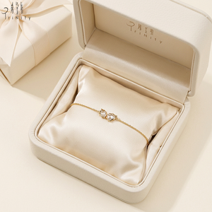 ซัพพลายเออร์ฮ่องกง ขายส่ง สร้อยข้อมือทองคำแท้ 18K ประดับเพชรทรงโรสคัทธรรมชาติ รับผลิตตามแบบ (OEM) เครื่องประดับคุณภาพสูง สายโซ่ปรับขนาดได้ - Product Image 6