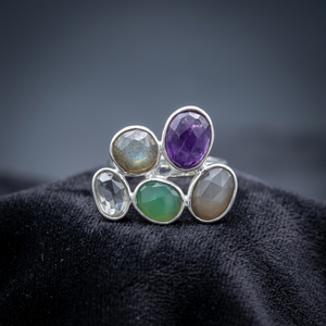 Anillos de Piedras Preciosas para Mujer con Engaste de Bisel en Plata de Ley para Fiestas - Venta al por Mayor de Proveedor y Vendedor Indio - Product Image 2
