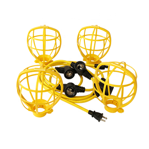 Guirnalda de Luces Temporales para Exteriores de 30 Metros, Color Amarillo, 10 Portalámparas, Jaula de Plástico, Clasificación IP44, 110-250V, 1 Año de Garantía, 1000 <span class=keywords><strong>Horas</strong></span> - Product Image 4