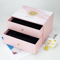 Caja de Regalo de Lujo con Logotipo Personalizado, Caja Rígida Reciclada con Impresión UV y Estampado Dorado para Cosméticos y Joyería