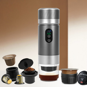 Cafetera portátil de cápsulas de 0.5L con batería y calentador para espresso, ideal para uso en exteriores. - Product Image 5