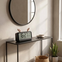 Individuelles Logo Großhandel Kalender Batteriebetriebene Digitale Uhr Smarte Moderne LCD-Anzeige Uhren Studenten Studier- und Schlafzimmer Wecker