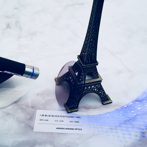 <span class=keywords><strong>Blue</strong></span> <span class=keywords><strong>Cut</strong></span> 1.56 Photogrey UV420เลนส์ออพติคอล AR <span class=keywords><strong>Blue</strong></span> Block เลนส์ Photochromic Cr39 - Product Image 3