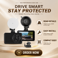 Caméra embarquée Temkong 3000, enregistreur double canal 2K QHD, caméra arrière Full HD 1080P, WiFi, capteur G, moniteur de stationnement.