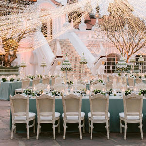 Sillas de Comedor <span class=keywords><strong>Luis</strong></span> de Madera de Roble con Respaldo de Ratán, Apilables, Estilo Rústico Francés, para Bodas, Eventos y Banquetes de Hotel, en Oferta - Product Image 2