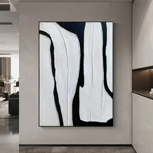 Dipinti astratti dipinti a mano di pura arte della parete esterna e interna della sala dipinti ad olio fatti a mano e arti murali - Product Image 2