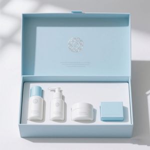 Wholesale Custom Printed Rigid Boxes Recycled Materials Luxury Magnetic <b>Packaging</b> for Jewelry Perfume Skincare Set - Product Image 2